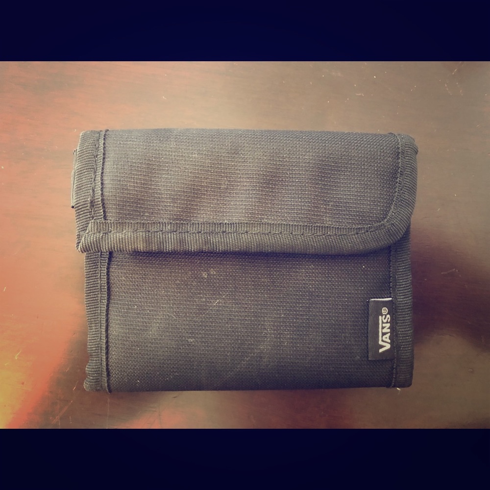 Black Vans wallet